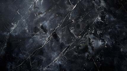 Poster - Dark black grey grunge Old marble wall cement abstract textured for background Empty rough grey black Concrete wall Grunge background black marble texture Grunge image wallpaper : Generative AI