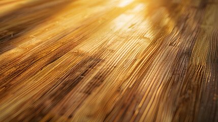 Aufkleber - wooden surface textured tabletop background : Generative AI