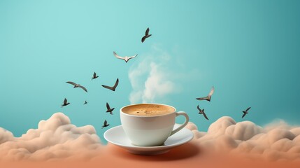 Wall Mural - cup of coffee