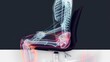 Human Science: Thigh Position Scanning in Seated Chair Perspective