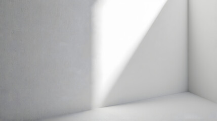 Poster - Plain white wall texture : Generative AI