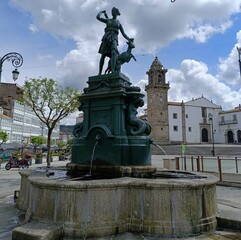 Wall Mural - Fuente de Diana, la cazadora, en Betanzos, Galicia