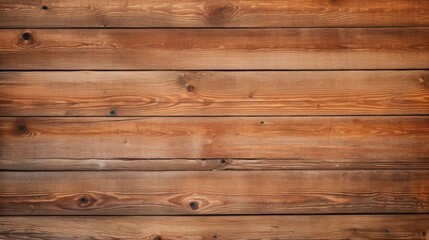 Wall Mural - The soft brown color and smooth texture provide a homely and comforting appearance to these wooden planks