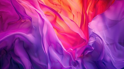 A screen on a computer showing purple and red hues