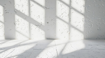 Poster - White cement wall background in vintage style for graphic design or wallpaper Pattern of soft concrete floor in retro concept : Generative AI