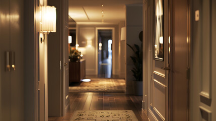 Leinwandbilder - Corridor condo : Generative AI