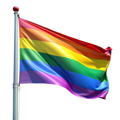 The rainbow flag is a symbol of LGBTQ+ pride and identity