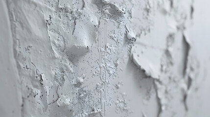 Aufkleber - Cement background is white Through time paint gets corroded : Generative AI