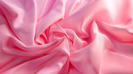Fototapete - abstract pink cloth background for desktop : Generative AI