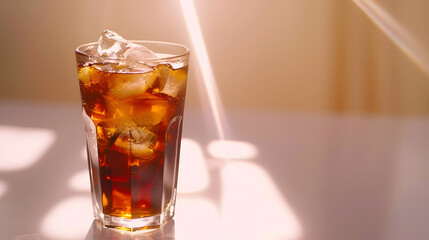Aufkleber - Cold ice tea drinking conception : Generative AI