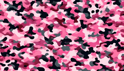 
Camouflage pink print vector background fabric texture female textile pattern