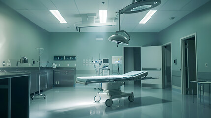 Poster - Empty operation room ready to be used : Generative AI
