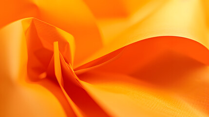 Aufkleber - Orange paper background : Generative AI