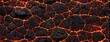 © Five Million Stocks - Lava texture fire background rock volcano magma molten hell hot flow flame pattern seamless. Earth lava crack volcanic texture ground fire burn explosion stone liquid black red inferno planet relief.