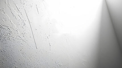 Poster - Plain white wall texture : Generative AI