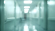 © Generative AI - Abstract blur hospital interior for background : Generative AI