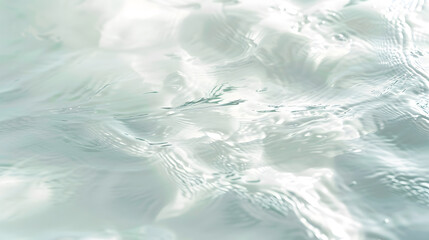 Aufkleber - Blurred defocused water texture overlay effect for photo and mockups Organic drop diagonal shadow and light caustic effect on a white wall Shadows for natural light effects : Generative AI