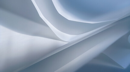 Poster - Closeup of sheet paper folded in eight texture background : Generative AI