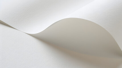 Fototapete - White page of paper texture or background : Generative AI