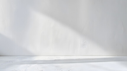 Poster - Plain white wall texture : Generative AI