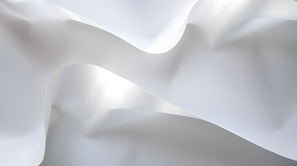 Fototapete - White page of paper texture or background : Generative AI