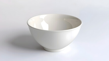 Aufkleber - empty bowl isolated on white background : Generative AI