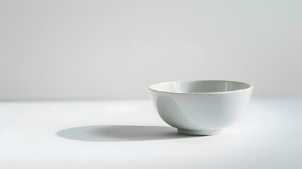 Aufkleber - Empty small bowl with handle isolated on white background : Generative AI