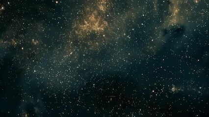 Wall Mural - dark sky with few stars and few clouds