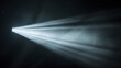 © Generative AI - Close up of light beam isolated on black background : Generative AI