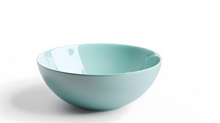 Poster - Bowl isolated on white background clipping path full depth of field : Generative AI