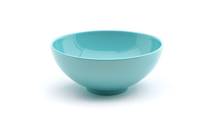 Poster - Bowl isolated on white background clipping path full depth of field : Generative AI