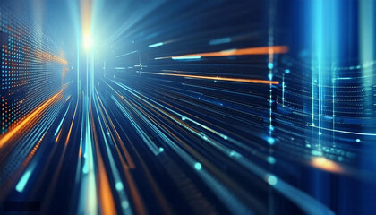 technological operations, neural networks, AI, data transmission, encryption, digital archives, audio and visual representations, and scientific research background, generative ai
