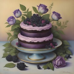 Poster - vintage cake