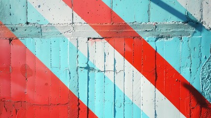 Wall Mural - colorful abstract geometric pattern background