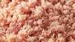 Fresh ground chicken in close-up, showcasing its suitability for healthy burgers, detailed texture and isolated background for clarity
