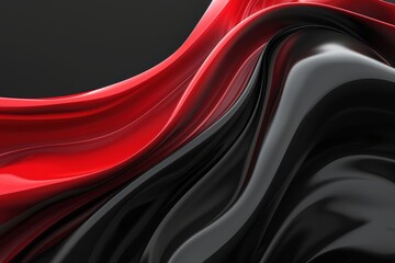 dynamic black and red abstract banner background bold contrasting colors futuristic digital art