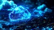 © dropideas - background digital data cloud