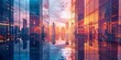 High-Rise Cityscape: A Futuristic Architectural Perspective
