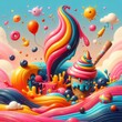 © edisetiawan.id - Sweet Touch: Oil Painted Ice Cream Background