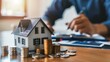 © brook - Saving money for real estate with buying a new home and loan for prepare in the future concept AI generated