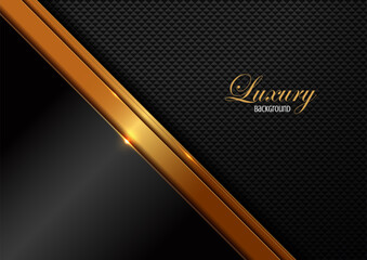 Wall Mural - black and line gold luxury gradient background, elements, perfect marketing materials, Modern frame banner website, premium Illustration.