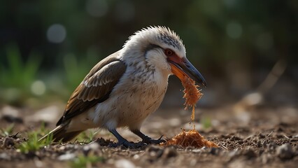 Sticker - crowned heron