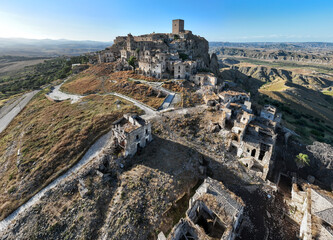 Poster - Abandoned Village - Craco, Italy