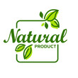 © IQ art_Design - Set of eco friendly icons. Ecologic food stamps. Organic natural food labels.