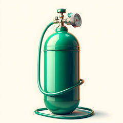 Oxygen tank to put out a fire