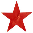 © MohamadFaizal - Transparent png of red star shape sticker.