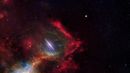 Wall Mural - Stellar Mystique of the Cosmos 4k.