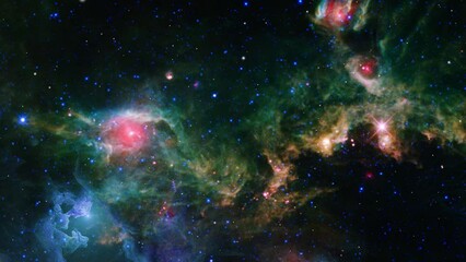 Wall Mural - Ethereal Nebula, Beyond the Stars in space