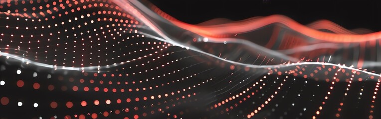 Wall Mural - abstract technology background with connecting dots and lines. network concept.