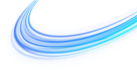 Wall Mural - png. light line neon swirl effect. vector glitter light fire flare trace. bokeh blue light glitter r